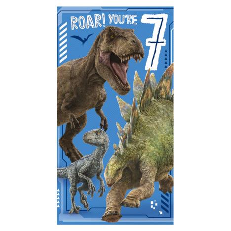 7 Today Jurassic World 7th Birthday Card  £2.10