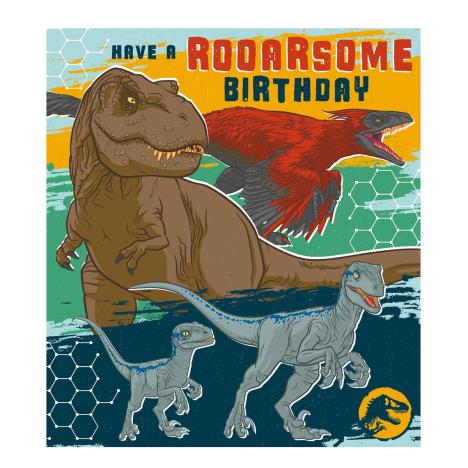 Roarsome Birthday Jurassic World Birthday Card  £2.10