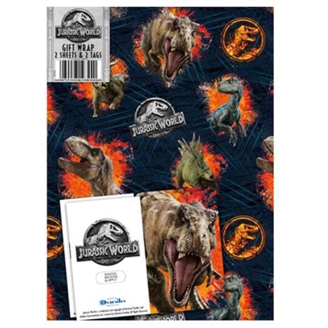 Jurassic World Gift Wrap & Tags  £2.20