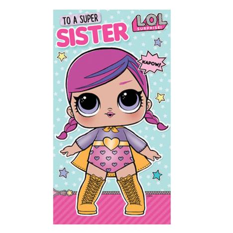 LOL Surprise Super Sister Birthday Card  £2.45