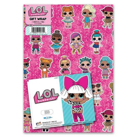 LOL Surprise Gift Wrap & Tags  £2.20