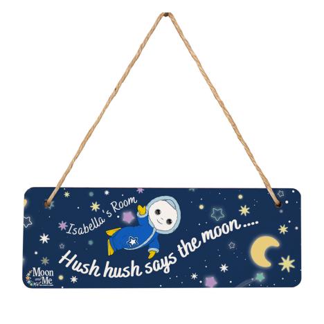 Personalised Moon and Me Moon Baby Hanging Door Sign  £19.99