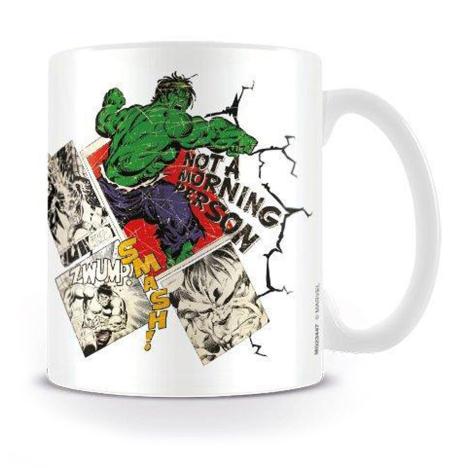 Not a Morning Person Incredible Hulk Retro Mug  £5.99