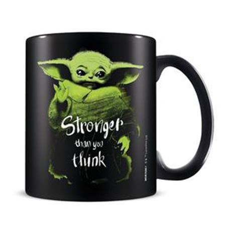 Disney Star Wars The Mandalorian Grogu Stronger Than You Think Coffee Mug  New 