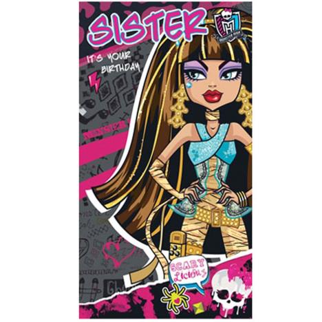 Monster High Sister Birthday Card  £2.10