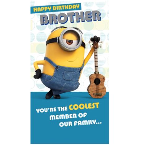 Brother Minions Birthday Card  £2.45
