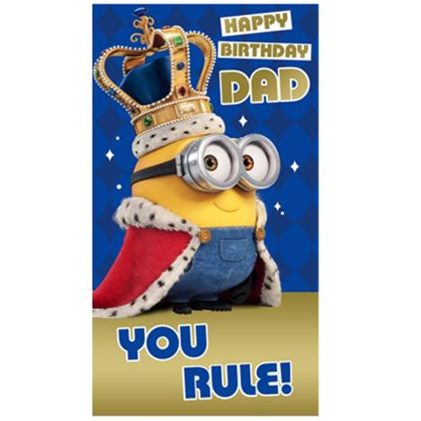 Dad You Rule Minions Birthday Card  £2.45