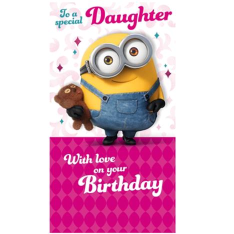 Special Daughter Minions Birthday Card  £2.45