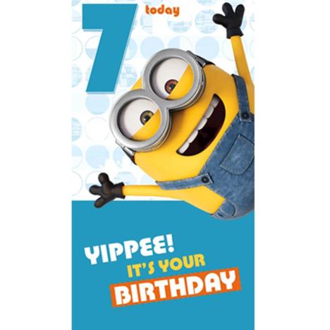 7 Today Minions Birthday Card  £2.45