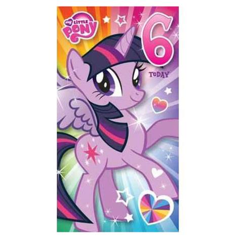 My Little Pony 6 Today 6th Birthday Card   £2.10
