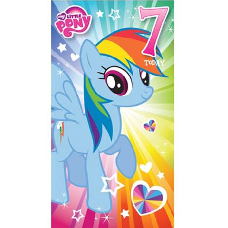 My Little Pony 7 Today 7th Birthday Card   £2.45