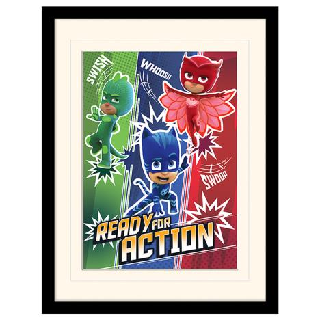 PJ Masks Ready For Action Mounted & Framed Print (30cm x 40cm)  £19.99