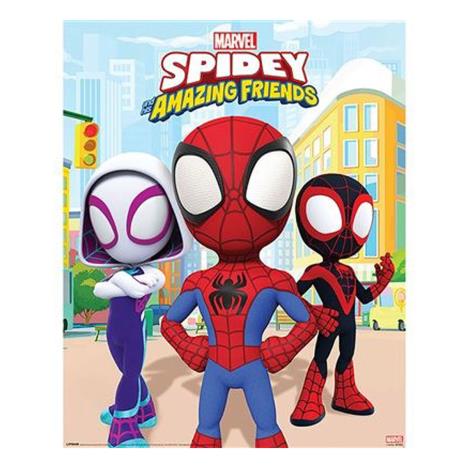 Spidey And His Amazing Friends - Marvel Poster (Spider-Man) (Size: 24 x  36)