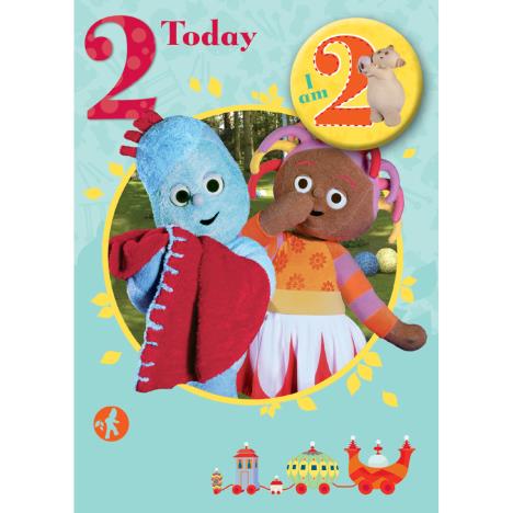 2 Today In The Night Garden 2nd Birthday Badged Card  £1.85
