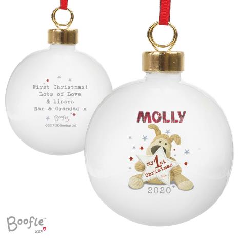 Personalised Boofle My 1st Christmas Bauble   £11.99