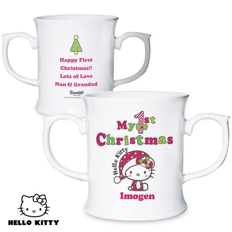 Personalised Hello Kitty My 1st Christmas Loving Mug  £13.99