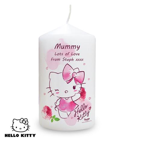 Personalised Hello Kitty Pink Blush Candle  £10.99