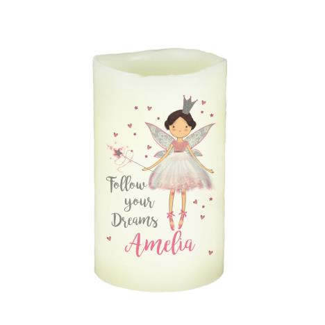 Personalised Fairy Princess Nightlight LED Candle   £14.99