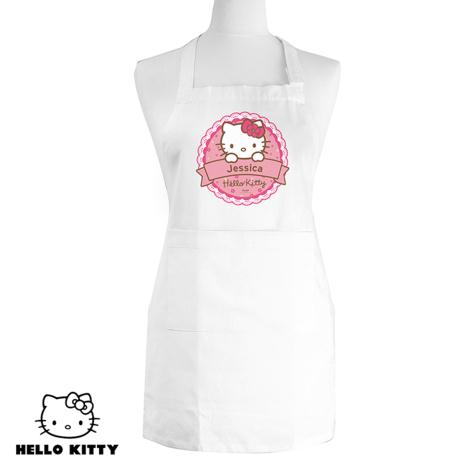 Personalised Hello Kitty Floral Kids Apron  £16.99