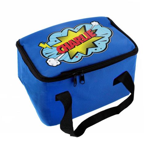 Personalised Superhero Blue Lunch Bag   £16.99