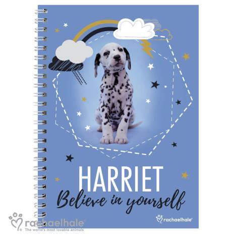 Personalised Rachael Hale Dalmatian A5 Notebook   £7.99
