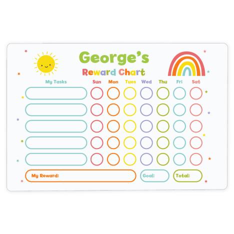 Personalised Rewards Chart & Dry Wipe Pen   £15.99