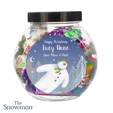 Personalised The Snowman Magical Adventure Sweet Jar   £9.99