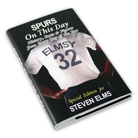 Personalised Spurs On This Day Book   £17.99