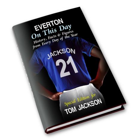 Personalised Everton on this Day Book   £17.99