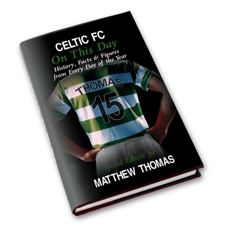 Personalised Celtic FC on this Day Book   £17.99