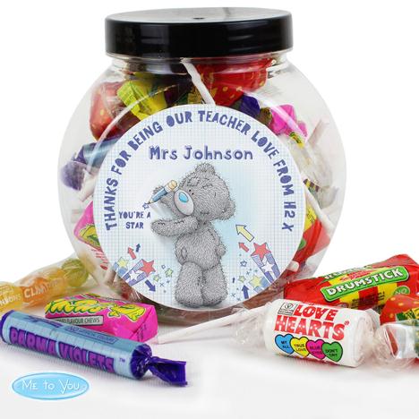 Personalised Me to You Bear Teacher 250g Sweet Jar   £8.99