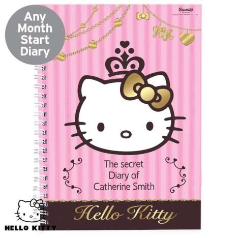 Personalised Hello Kitty Chic A5 Diary  £7.99