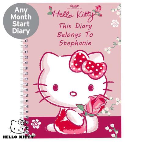 Personalised Hello Kitty Cherry Bloom A5 Diary  £7.99