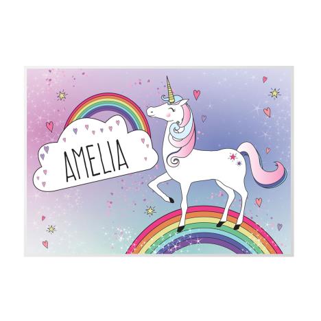 Personalised Unicorn Placemat  £6.99