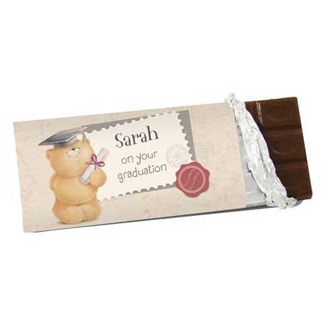 Personalised Forever Friends Graduation 100g Chocolate Bar  £6.99