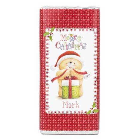 Personalised Forever Friends Christmas Chocolate Bar  £6.99