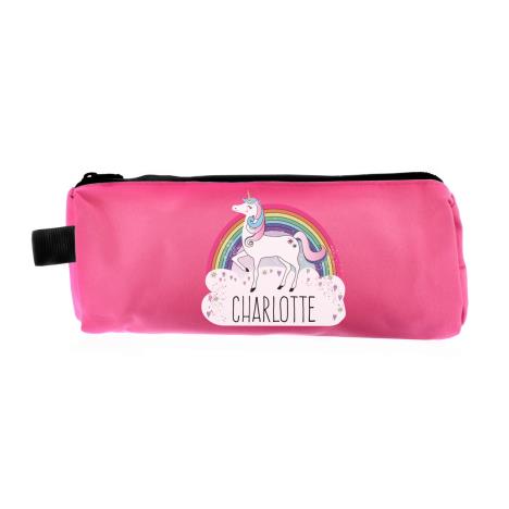 Personalised Unicorn Pink Pencil Case  £9.99