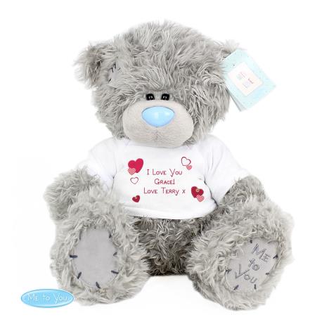 Personalised 10" Hearts T-Shirt Me to You Bear   £29.99