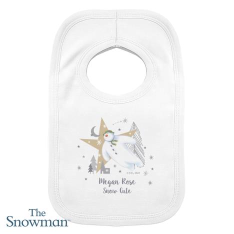 Personalised The Snowman Magical Adventure Bib   £10.99