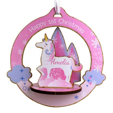 Personalised Make Your Own Unicorn 3D Decoration Kit  £12.99