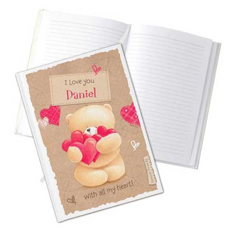 Personalised Forever Friends Heart A5 Hardback Notebook  £13.99