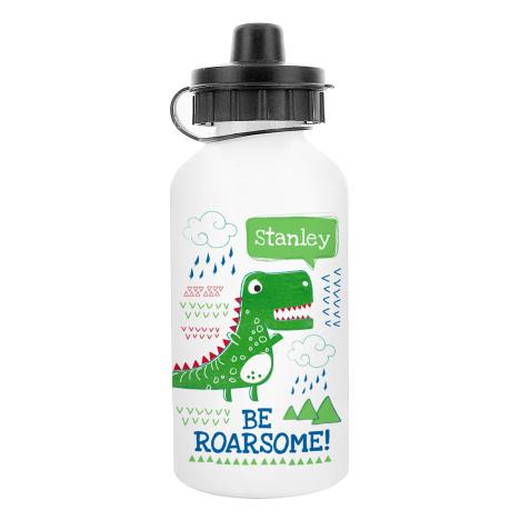 Personalised Be Roarsome Aluminium Dinosaur Drinks Bottle False £12.99