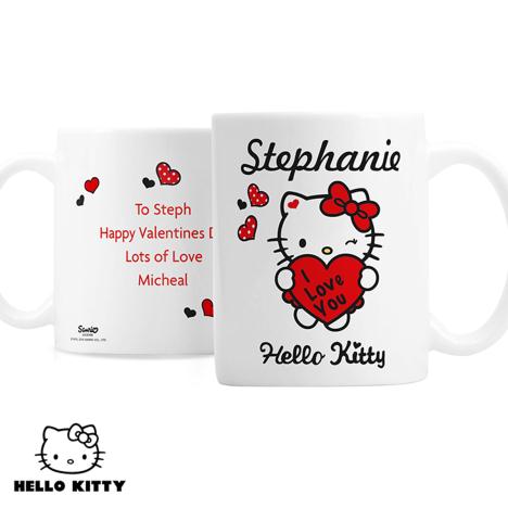 Personalised Hello Kitty I Love You Mug  £10.99