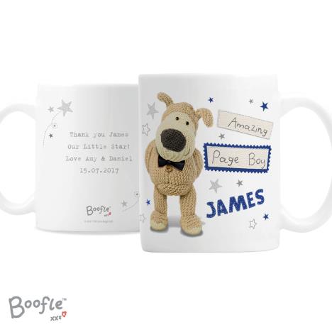 Personalised Boofle Blue Wedding Mug   £10.99