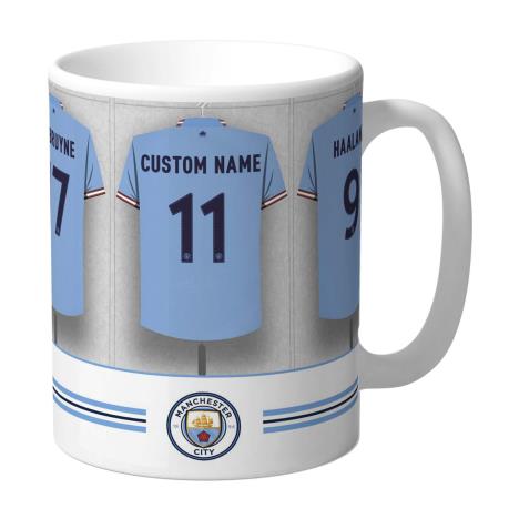 Personalised Manchester City Football Club Dressing Room Mug   £12.99