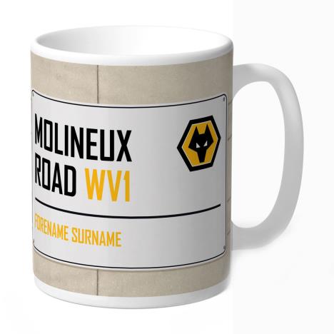 Personalised Wolverhampton Wanderers Street Sign Mug   £12.99