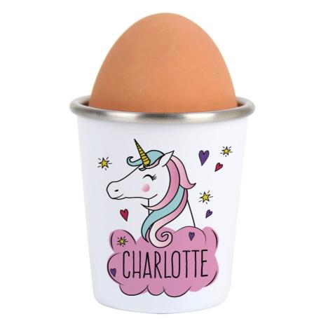 Personalised Unicorn Egg Cup  £9.99