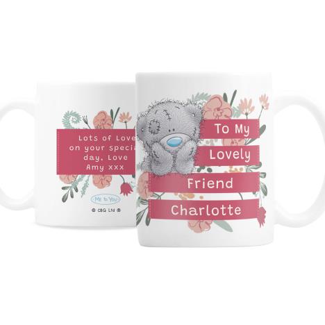 Personalised Me to You Bear Floral Mug   £10.99