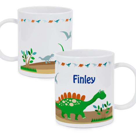 Personalised Dinosaur Plastic Mug False £9.99