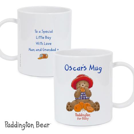 Personalised Paddington Bear For Baby Plastic Mug  £10.99